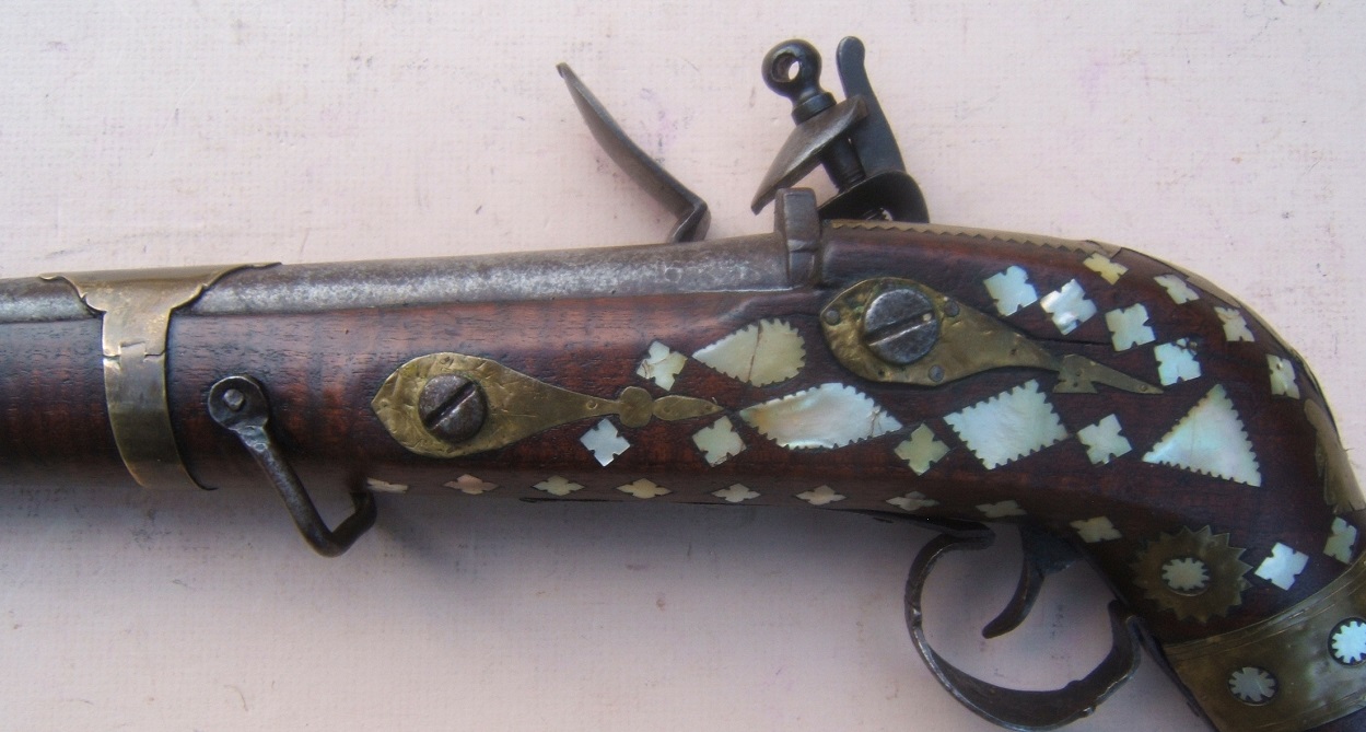 A FINE & SCARCE EARLY 19th CENTURY AFGHAN FLINTLOCK 