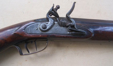 A FINE EARLY 19th CENTURY NEW ENGLAND CLUB-BUTT FOWLER/MARKET GUN, ca. 1815
