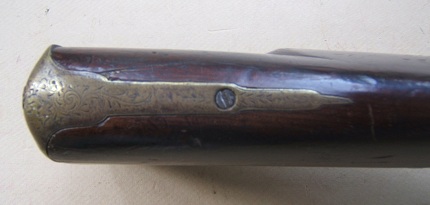 A FINE EARLY 19th CENTURY NEW ENGLAND CLUB-BUTT FOWLER/MARKET GUN, ca. 1815 view 4