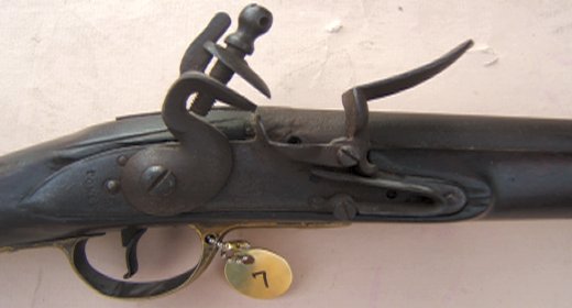  A GOOD WAR OF 1812 PERIOD THIRD MODEL/INDIA PATTERN BROWN BESS MUSKET, ca. 1805 view 3