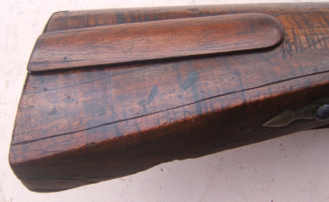 A VERY RARE COLONIAL/AMERICAN REVOLUTIONARY WAR PERIOD AMERICAN FLINTLOCK BUCK & BALL 