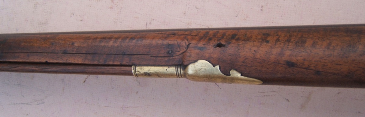 A VERY RARE COLONIAL/AMERICAN REVOLUTIONARY WAR PERIOD AMERICAN FLINTLOCK BUCK & BALL 