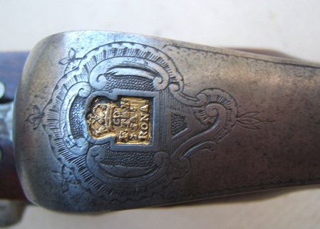 AN EXTREMELY FINE QUALITY & MUSEUM GRADE SPANISH “MADRID LOCK” FOWLER, by “ALONSO del CORRAL MADRID”, ca. 1770 view 5