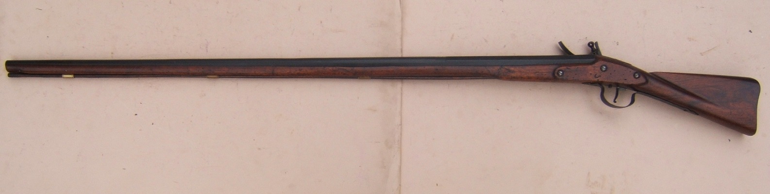 AA VERY RARE & EARLY COLONIAL NEW ENGLAND AMERICAN DOGLOCK MUSKET/LONG-FOWLER, ca. 1680 view 2