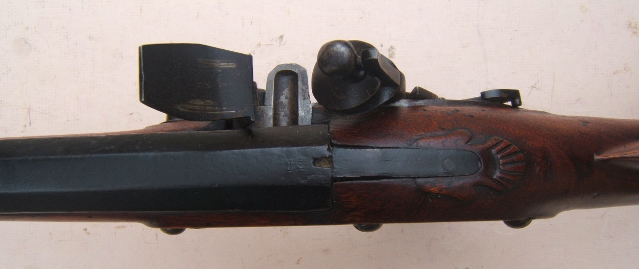 A VERY RARE & EARLY COLONIAL NEW ENGLAND AMERICAN DOGLOCK MUSKET/LONG-FOWLER, ca. 1680 view 5