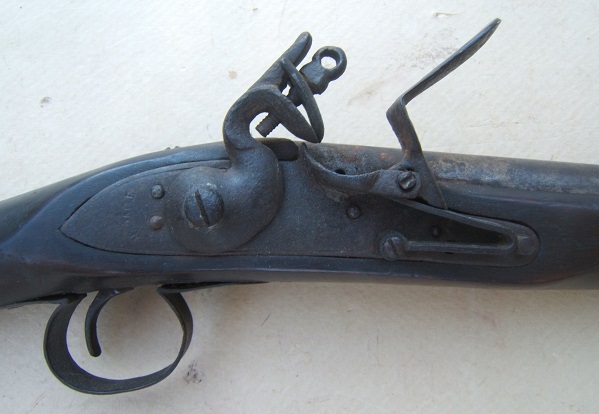 A VERY GOOD MID-19TH CENTURY INDIAN MILITARY-TYPE OFFICER’S FLINTLOCK FUSIL, ca. 1840 view 3