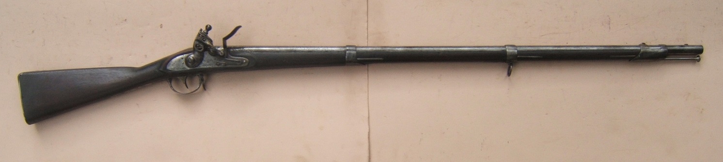  A GOOD+ US MODEL 1816 TYPE II CONTRACT MUSKET, by “H. OSBORNE”, ca. 1825 view 1