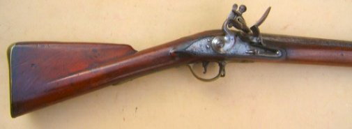  A NEAR FINE WAR OF 1812/NAPOLEANIC WAR PERIOD (P. 1796) THIRD MODEL/INDIA PATTERN BROWN BESS MUSKET, ca. 1805 view 1