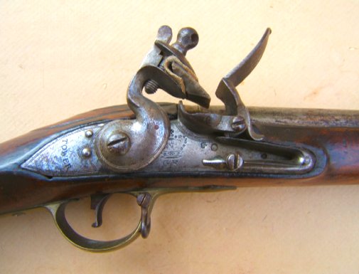 A NEAR FINE WAR OF 1812/NAPOLEANIC WAR PERIOD (P. 1796) THIRD MODEL/INDIA PATTERN BROWN BESS MUSKET, ca. 1805 view 3