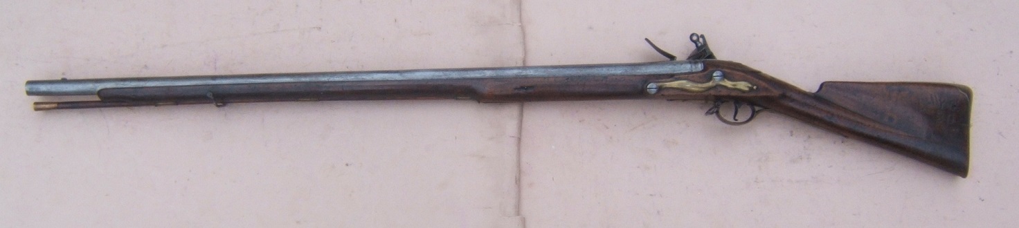 A VERY FINE+/EXCELLENT FRENCH & INDIAN WAR PERIOD COMMERCIALLY MANUFACTURED FIRST MODEL/LONGLAND PATTERN BROWN BESS MUSKET BY R. WATKIN, ca. 1745 view 2