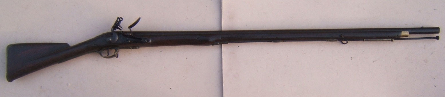  A FINE AMERICAN REVOLUTIONARY WAR EMERGENCY PRODUCTION (P. 1779-S) SECOND MODEL/SHORTLAND PATTERN BROWN BESS MUSKET, ca. 1779 view 1