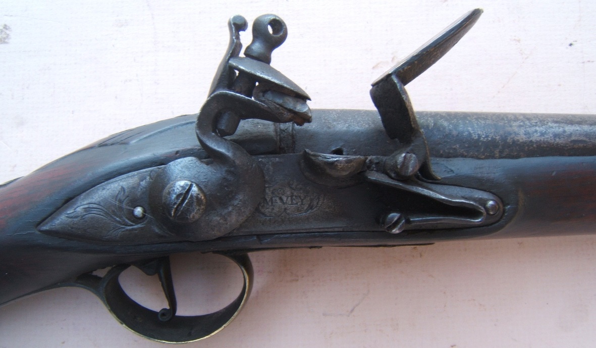 A FINE+ & RARE FRENCH & INDIAN/REVOLUTIONARY WAR PERIOD SCOTTISH FLINTLOCK  FOWLER/FUSIL, by 