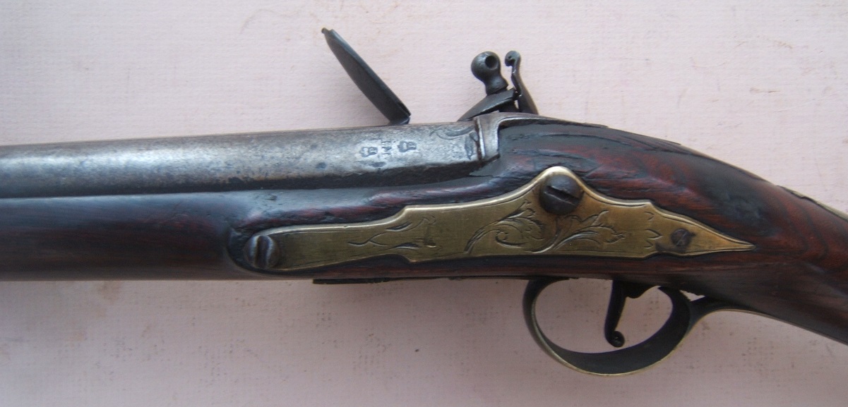 A FINE+ & RARE FRENCH & INDIAN/REVOLUTIONARY WAR PERIOD SCOTTISH FLINTLOCK  FOWLER/FUSIL, by 