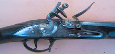 A VERY RARE WAR OF 1812/NAPOLEANIC WAR PERIOD EXPERIMENTAL THIRD MODEL/INDIA PATTERN BROWN BESS MUSKET w/ WATERPROOF POWDER-PAN & ORIGINAL BAYONET, ca. 1805view 3