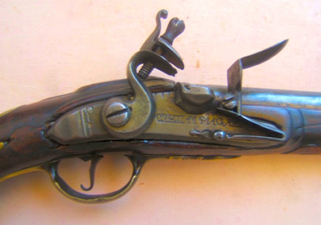 A VERY GOOD REVOLUTIONARY WAR PERIOD REGULATION PATTERN 1742 POTZDAM MAGAZ PRUSSIAN FLINTLOCK PISTOL, ca. 1740s view 2