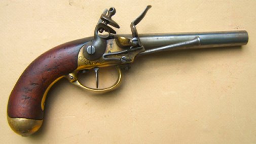 A VERY GOOD+ REVOLUTIONARY PERIOD FRENCH MODEL 1777 PISTOL, Dtd. 1779 view 1