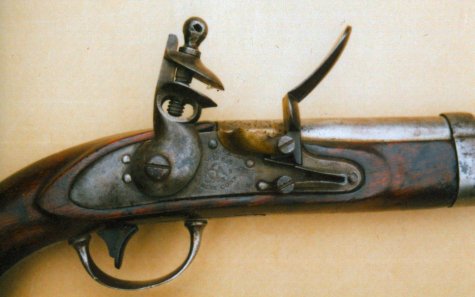 Model 1816 S. NORTH Flintlock view 2