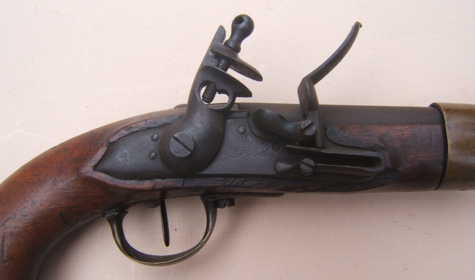 A VERY GOOD+ UNTOUCHED NAPOLEONIC WAR PERIOD FRENCH/GERMAN MODEL AN XIII FLINTLOCK PISTOL, by “PISTOR”, ca. 1813-1814 view 3