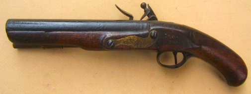 AN UNTOUCHED & EARLY AMERICAN-MADE? REV WAR/INDIAN TRADE FLINTLOCK 