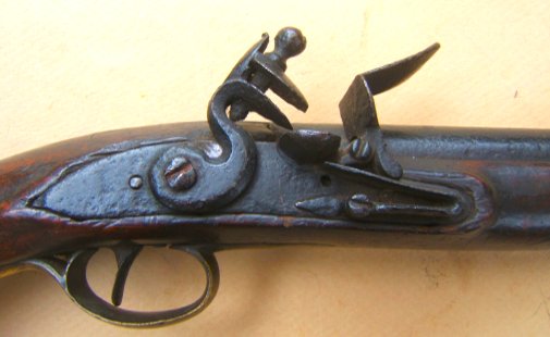 AN UNTOUCHED & EARLY AMERICAN-MADE? REV WAR/INDIAN TRADE FLINTLOCK 