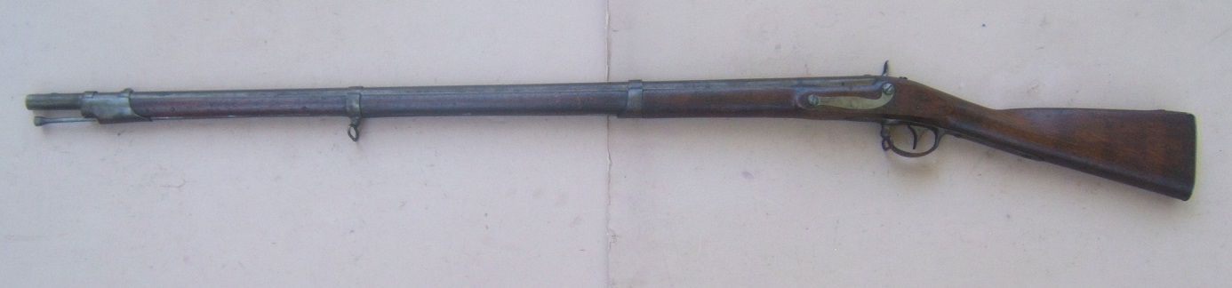 A VERY GOOD CIVIL WAR TYPE PERCUSSION CONVERTED US MODEL 1816 TYPE II 