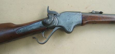 A VERY GOOD AMERICAN CIVIL WAR ISSUE SPENCER MODEL 1860 SADDLE RING CARBINE, Sn 54,XXX view 3