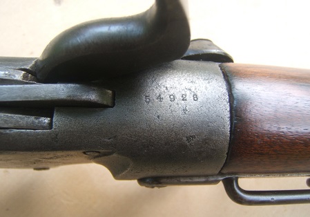 A VERY GOOD AMERICAN CIVIL WAR ISSUE SPENCER MODEL 1860 SADDLE RING CARBINE, Sn 54,XXX view 4