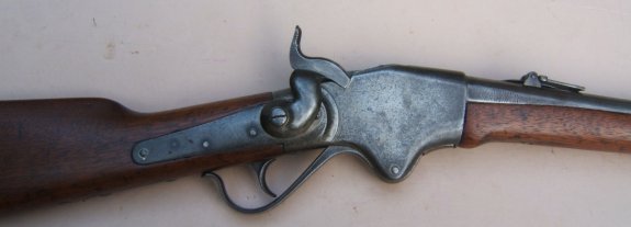 A VERY GOOD CIVIL WAR ISSUE SPENCER MODEL 1860 SADDLE RING CARBINE, Sn 36,XXX view 3