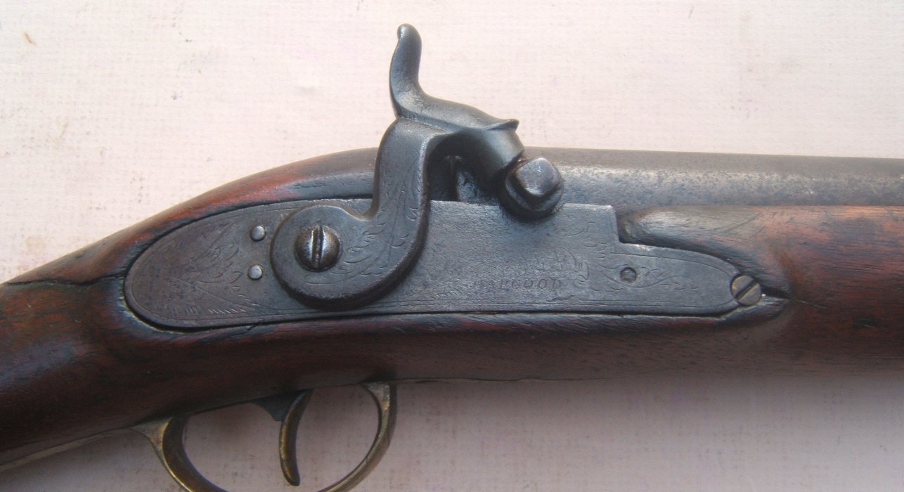 A VERY GOOD (BOSTON MADE) AMERICAN CIVIL WAR PERIOD HALFSTOCK PERCUSSION FOWLER, by 