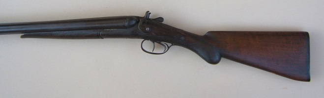 A VERY GOOD WESTERN EXPANSION PERIOD AMERICAN IMPORT DOUBLE BARREL 10ga. SHOTGUN, ca. 1880sview 2