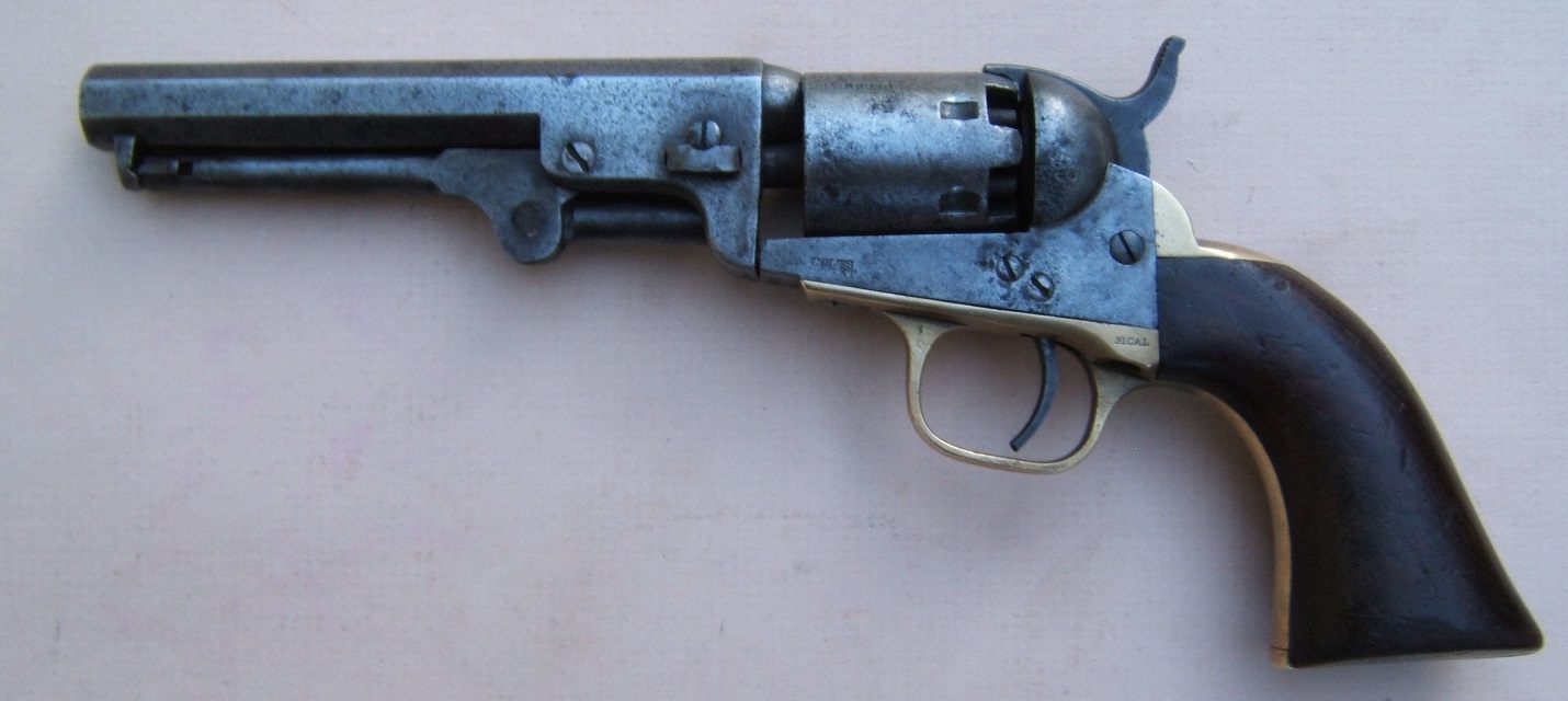 A VERY GOOD CIVIL WAR ERA COLT MODEL 1849 POCKET PISTOL, Manf. 1864 view 2