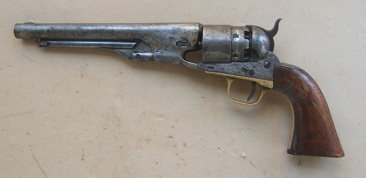 A GOOD CIVIL WAR ISSUE MARTIALLY MARKED COLT MODEL 1860 ARMY REVOLVER: SN 48,XXX  view 2