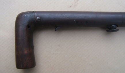 A VERY GOOD & SCARCE UNTOUCHED DAY'S PATENT 28 Ga. UNDER-HAMMER PERCUSSION CANE-GUN, ca. 1830s view 1