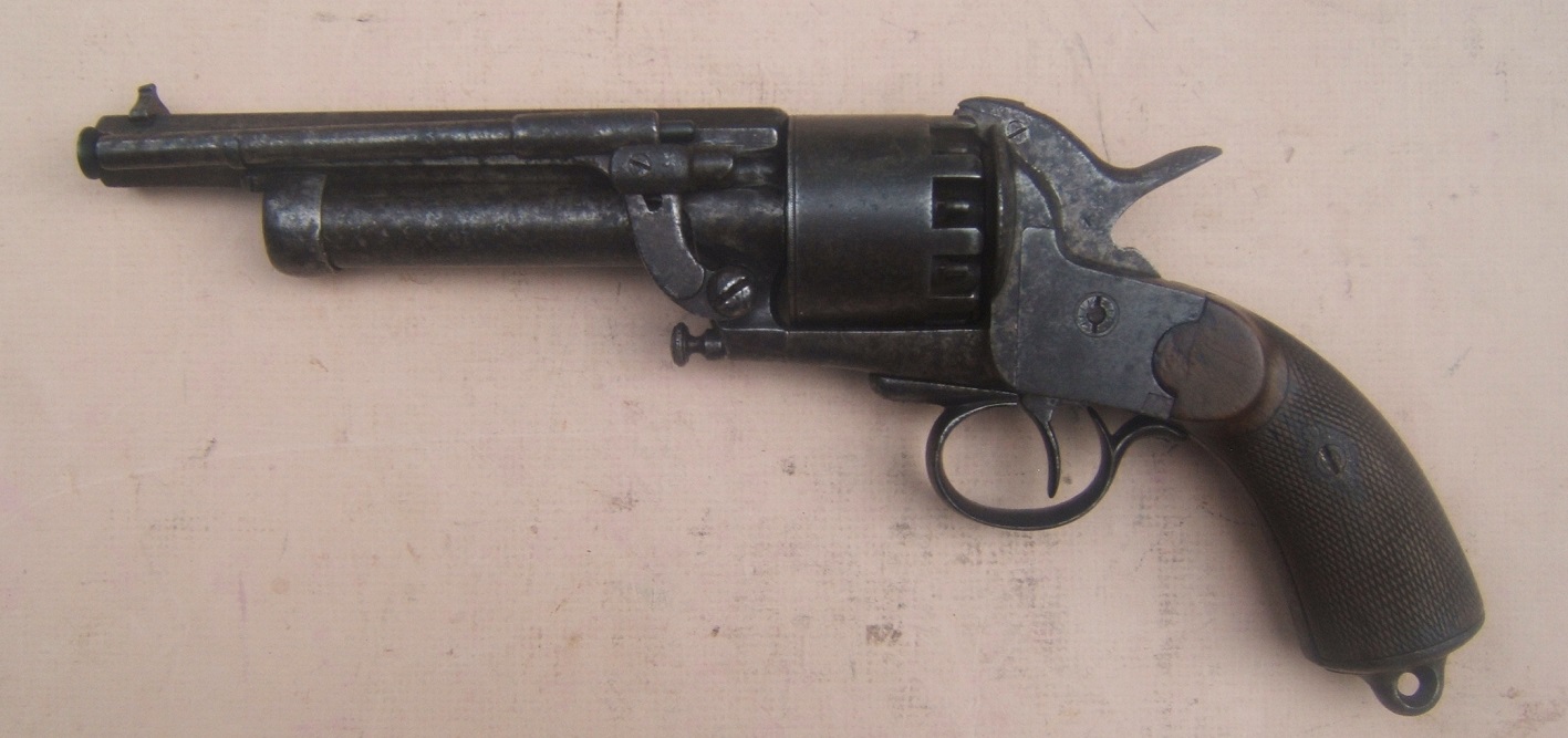 A VERY SCARCE AMERICAN CIVIL WAR PERIOD CONFEDERATE SECOND MODEL LEMAT REVOLVER SN. 1,6XX, ca. 1860s view 2