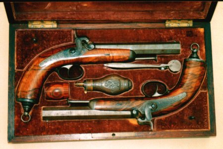 Cased Pair of Le Page Pistols view 1