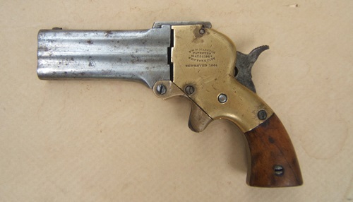 Paul's Antique Arms & Armour A GOOD+ 3-BARREL “W. M. MARSTON/IMPROVED ...