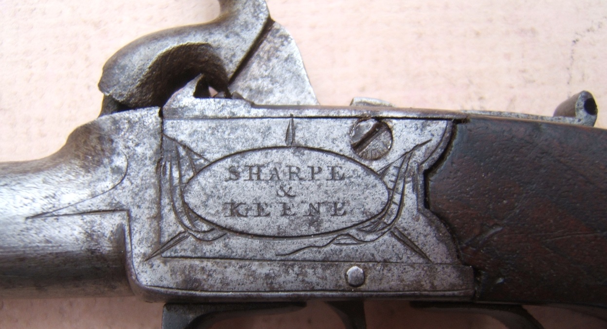 A VERY GOOD ENGLISH PERCUSSION TRAVELLING PISTOL, BY 