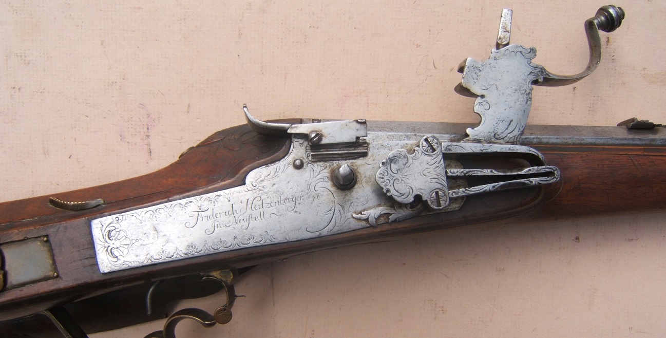 A VERY FINE LATE 17TH CENTURY GERMAN/AUSTRIAN WHEELOCK SPORTING CARBINE, ca. 1680 view 3