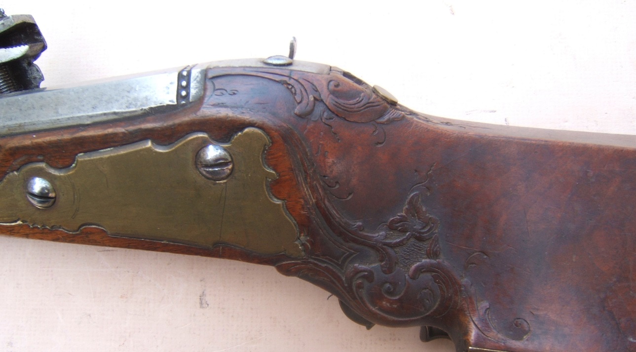 A VERY FINE LATE 17TH CENTURY GERMAN/AUSTRIAN WHEELOCK SPORTING CARBINE, ca. 1680 view 4