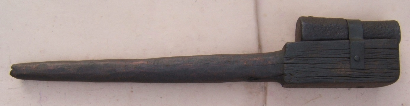 A VERY EARLY & EXTREMELY RARE 15TH CENTURY GERMAN IRON HAND-CANNON, ca. 1450 view 1