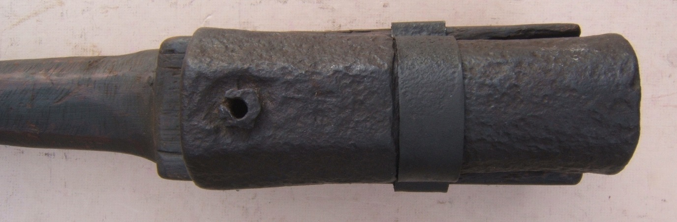 A VERY EARLY & EXTREMELY RARE 15TH CENTURY GERMAN IRON HAND-CANNON, ca. 1450 view 6