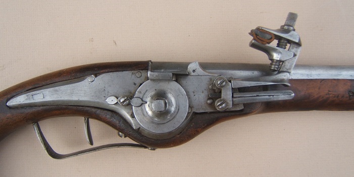 AN EARLY 17th CENTURY/30-YEARS WAR PERIOD GERMAN MILITARY WHEELOCK PISTOL, ca. 1620 view 3