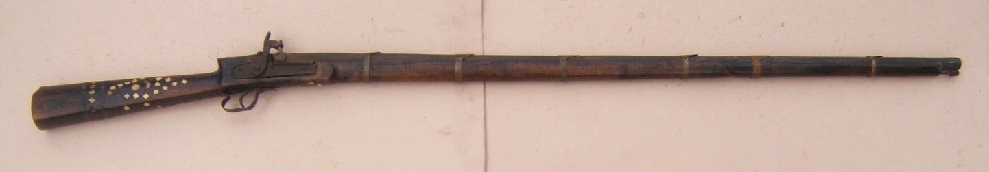 A MID-19TH CENTURY INDO-PERSIAN PERCUSSION MUSKET/TORADOR, ca. 1850 view1
