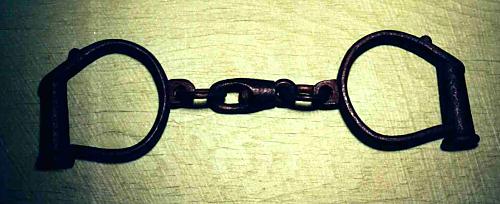 Civil War Era Handcuffs view1