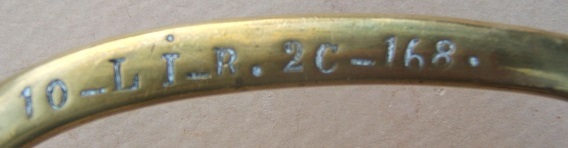 A FINE (10th REGIMENT) REGIMENTALLY MARKED FRENCH & INDIAN/REVOLUTIONARY WAR PERIOD PATTERN 1742 INFANTRY HANGER, ca. 1760 view 3