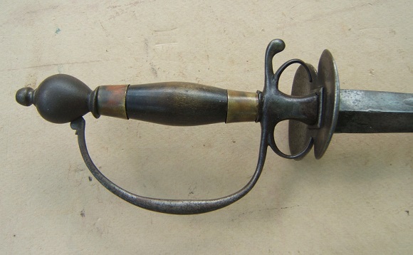 A FINE FRENCH & INDIAN/REVOLUTIONARY WAR PERIOD AMERICAN? SMALLSWORD, ca. 1760 view 3