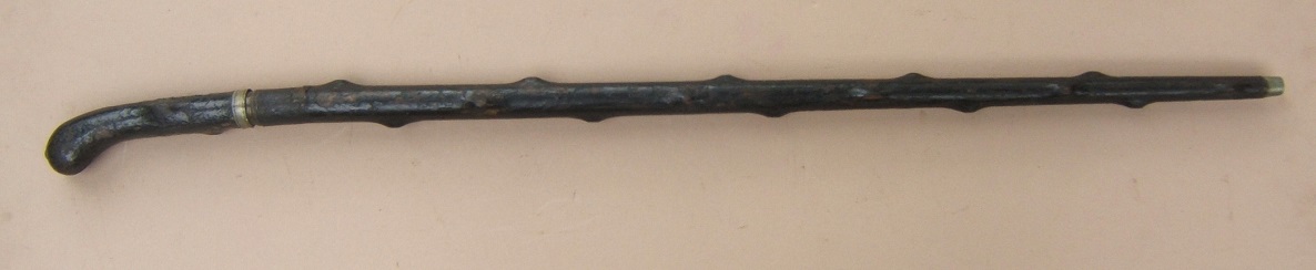 A VERY GOOD 19TH CENTURY ENGLISH SWORD-CANE, ca. 1835 view 1