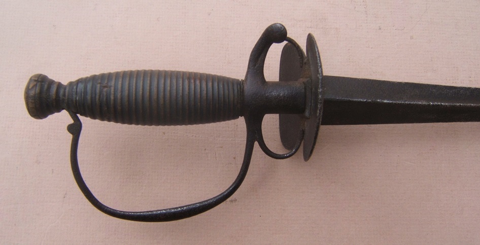 AN AMERICAN REVOLUTIONARY WAR PERIOD SOLDIER-MADE FIGHTING-KNIFE/DAGGER, ca. 1770 view 3
