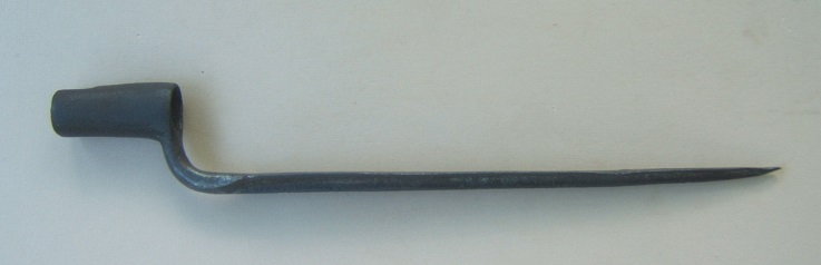 A COLONIAL AMERICAN-MADE REVOLUTIONARY WAR PERIOD BAYONET, ca. 1770s view 1