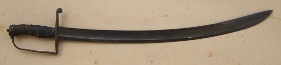 A VERY GOOD UNTOUCHED COLONIAL AMERICAN/REVOLUTIONARY WAR PERIOD HANGER/SABER, ca. 1750-1770 view 2